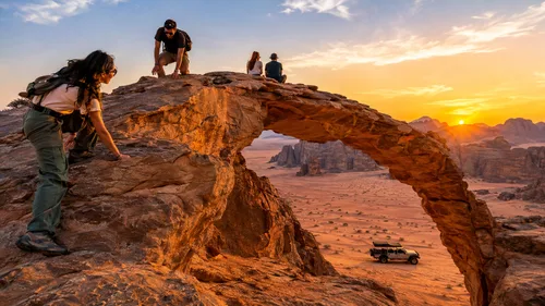 Escalada no Arco e Assista ao Pôr do Sol